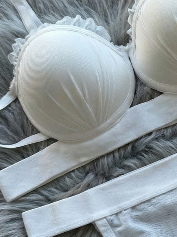 Kadın Uzun Kollu Penye Pijama ve İç Çamaşır Takımı XL - Siyah